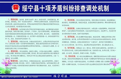 绥宁县十项矛盾纠图片素材