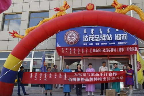 蒙高乐汗集团省钱模式的便利连锁超市内蒙古达茂旗总驿站开业典礼
